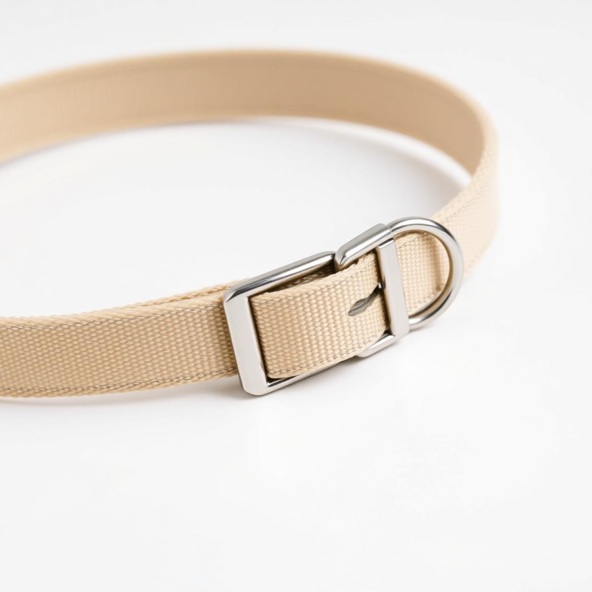 Close-up of the Fur Life collar buckle and adjustable strap